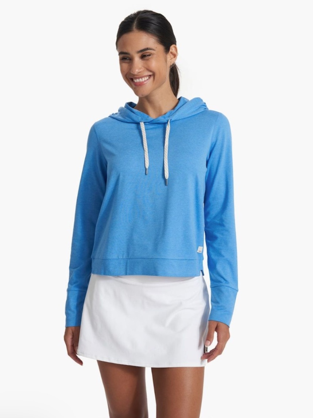 Vuori Women's Baltic Blue Halo Hoodie